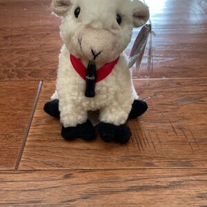 Coca-Cola Lamb Plush with Red Scarf and Bottle “Woolsy”